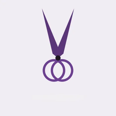 A pair of scissors, open