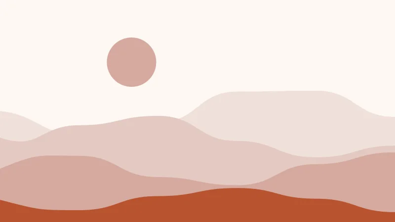 Soft dunes in graded sand tones under a pale sun