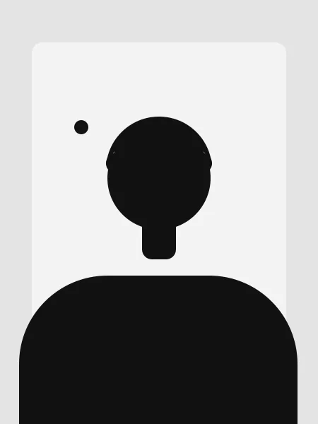 A stylised figure with cropped hair against a pale rounded backdrop